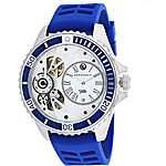 Oceanaut Men's Watch - Tide Quartz Silver Tone Case Blue Dial Rubber Strap | OC0994 $84