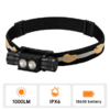 Wurkkos H25L Powerful 1000 Lumens USB C Rechargeable Headlamp, 90CRI LH351D LED 5000k $9.99