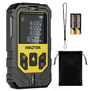 NIKOTEK 165ft Digital Laser Measure