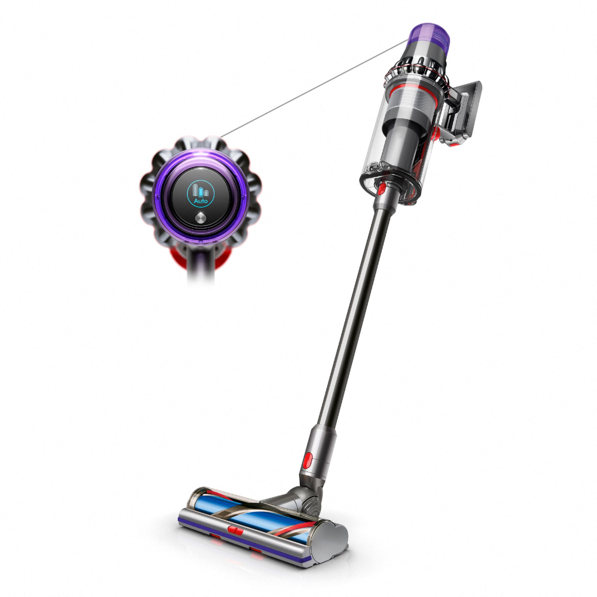 Dyson - Outsize Cordless Vacuum Cleaner - Nickel - Best Buy Black Friday Deal $599.99