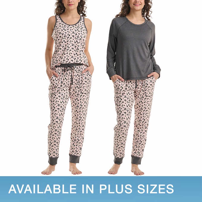 Live Love Lounge Ladies' 3-piece Lounge Set $15.00 W/plus sizes Free Ship $14.97 or 2 for $20