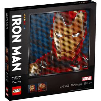LEGO Art Marvel Studios Iron Man Canvas Art Set 31199 Building Kit - 3167 pieces $83.99
