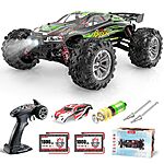 Hosim 2845 Brushless 60+ KMH 4WD High Speed RC Monster Truck, 1:16 Scale RC Car All Terrain Off-Road Waterproof 2.4GHZ Hobby Grade RC Vehicle for Adults Children(Green) $89.98