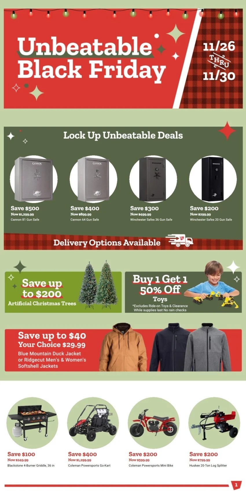 Tractor Supply Company 2024 Black Friday Ad Scan