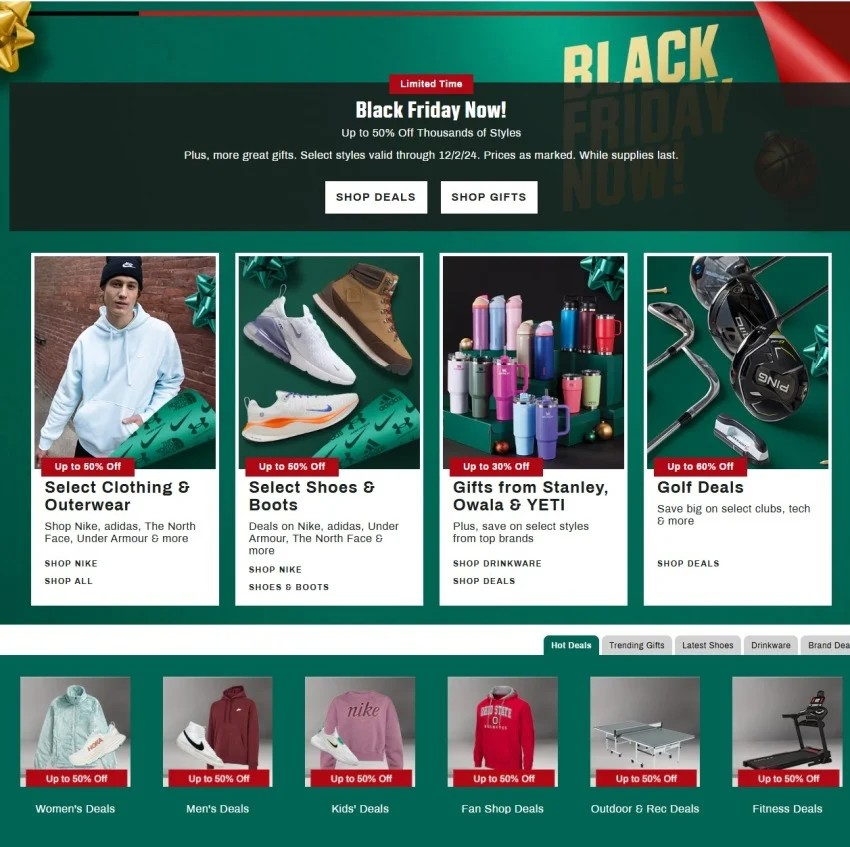 Dick's Sporting Goods 2024 Black Friday Ad Scan