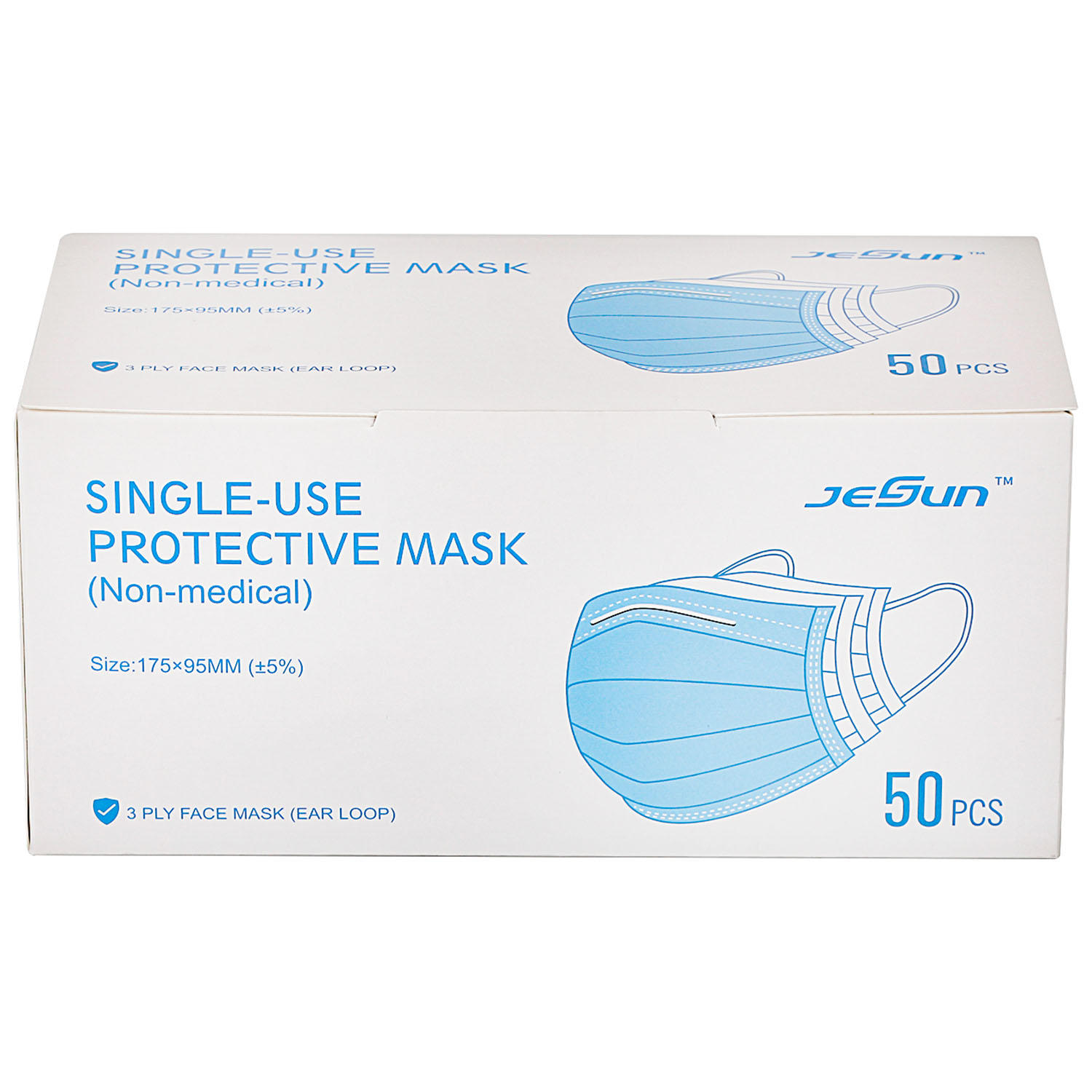 CleanHome Disposable Face Mask, 3 Ply (50 ct.) $11.97