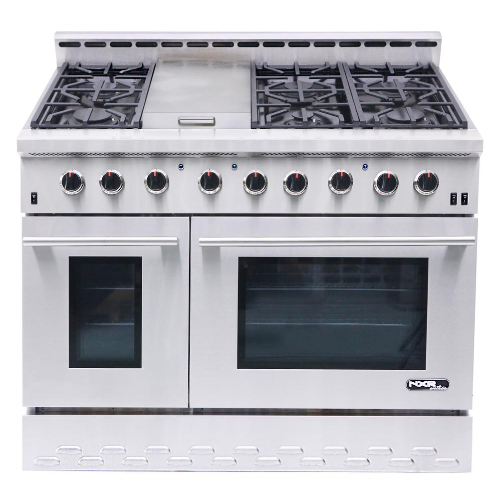 NXR Stainless Steel 48 " Gas Range with LED $3500