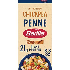 10-Pack 8.8-Oz. Barilla Chickpea Penne Pasta .25 w/ Subscribe & Save