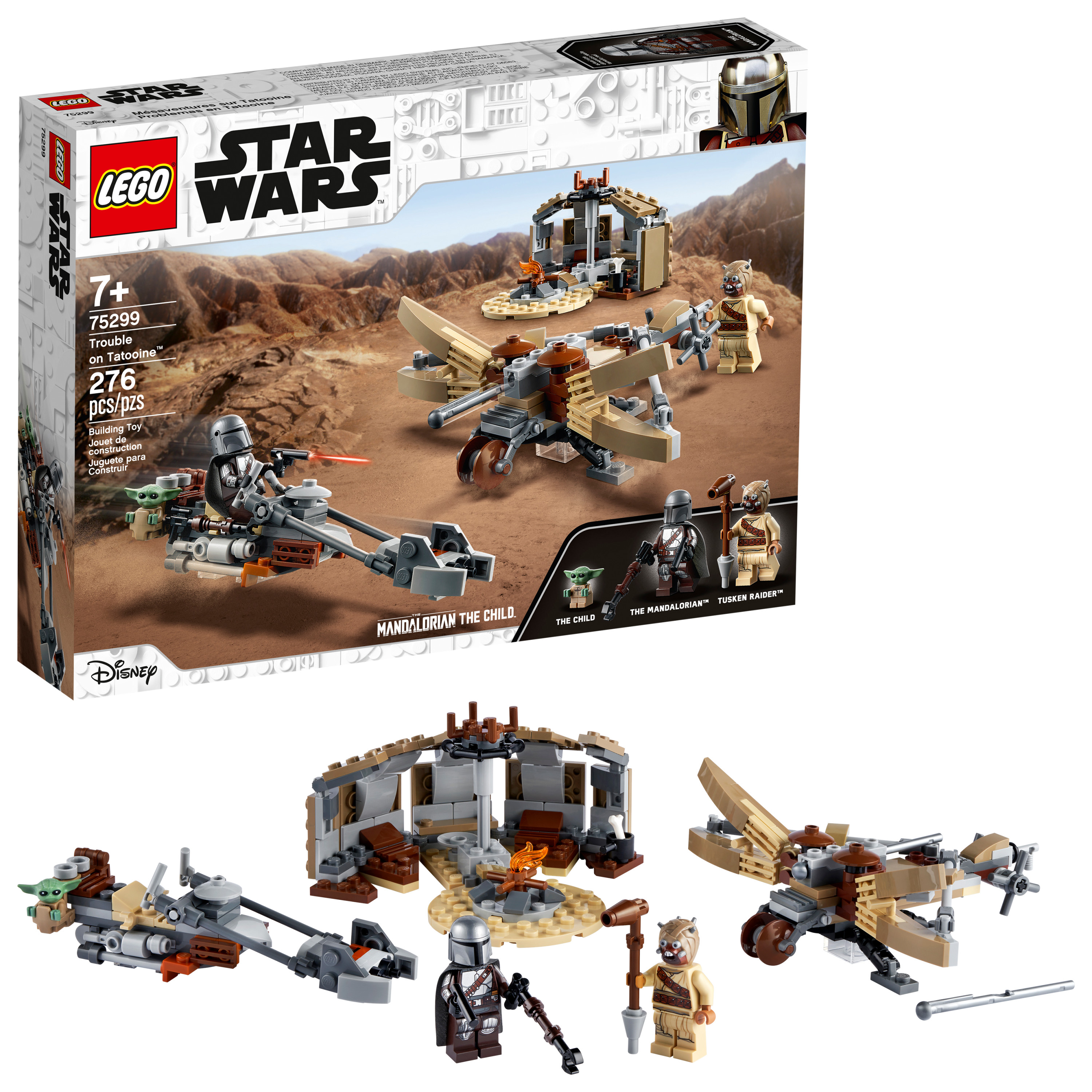 LEGO Star Wars: The Mandalorian Trouble on Tatooine 75299 Building Toy for Kids (276 Pieces) - Walmart.com $23.99