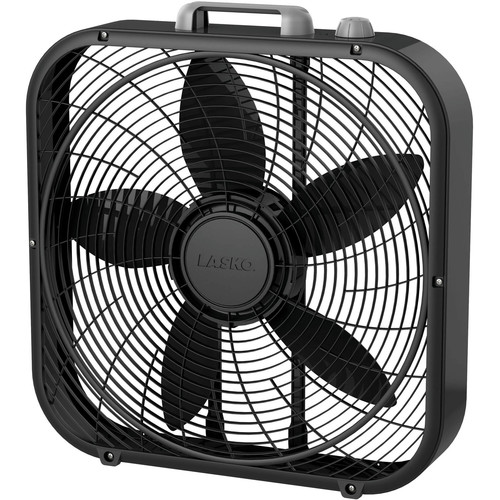 Lasko Cool Colors 20" Box 3-Speed Fan, Model #B20301, Black [name: actual_color value: actual_color-black] $19.88