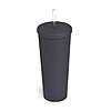 Mainstays MS 26oz Double Wall Plastic Textured Tumbler Rich Black - $1.49 + free ship with Walmart+