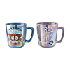 Thyme &amp;amp; Table 2 Pack Kind to Your Mind Blue and Tres Chic Purple Pearlized Mugs 19.9 fl oz, Stoneware - $1.99 + free ship w/ Walmart+