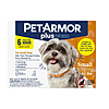 PETARMOR Plus for Small Dogs 5-22 lbs, Flea &amp;amp; Tick Prevention for Dogs, 6-Month Supply - $12.99+ free ship with Walmart+