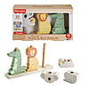 $8.49 + $4 Walmart Cash - Fisher-Price Wooden Stack &amp;amp; Sort Animals Stacking Toy for Development Play, Baby &amp;amp; Toddler 1Y+, 10 Pcs