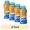 $8.48 - (4 pack) ARM &amp;amp; HAMMER Clean Scentsations In-Wash Scent Booster, Laundry Scent Booster Purifying Waters scent, 45 Oz