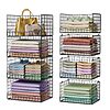 JKsmart 4-Tier Stackable Closet Organizers and Storage Shelves
