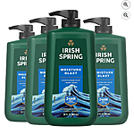 Irish Spring Moisture Blast Body Wash, 30 Oz Pump (Pack of 4) - $18.54