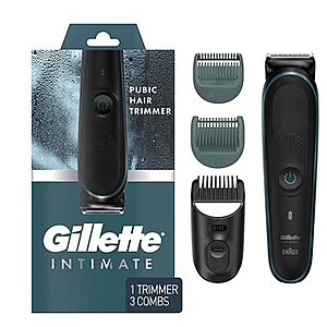 Gillette Men's Pubic Hair Trimmer - $52 + $15 Walgreens Cash Rewards + $15 Visa Rebate + Free shipping or store pickup @ Walgreens