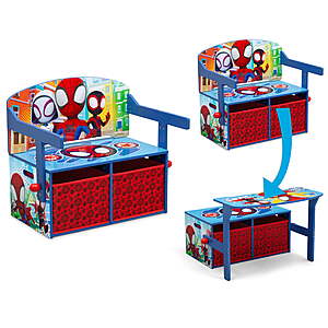 Marvel Spidey and His Amazing Friends 2-in-1 Activity Bench and Desk, - $30