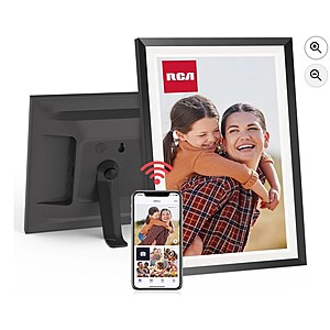 RCA 10.1” WiFi Digital Picture Frame,Electronic Photo Frames 32GB Storage,HD IPS Touch Screen WiFi Frame - $24.59