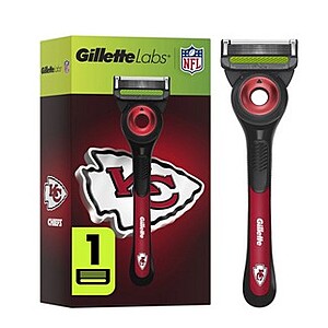 14.97 + $5 Walmart Cash (Limit 1) - Gillette Labs Official NFL Licensed Razor for Men,1 Handle,1 Blade Refilll (various) + AND MORE
