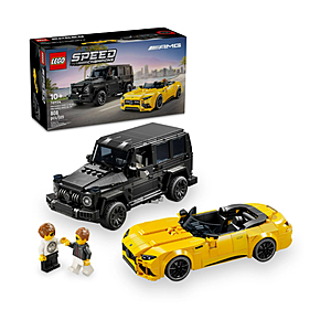 Select Areas: 808-Piece LEGO Speed Champions Mercedes AMG G 63 & AMG SL 63 Set $28.30 + $9 Walmart Cash 