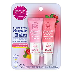 Select Accts: 2-Pack 0.35oz eos 24H Moisture Super Balm Lip Balm $3.30 w/ Subscribe & Save