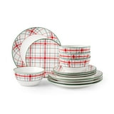 Member's Mark 12-Piece Stoneware Holiday Dinnerware Set - $8.91