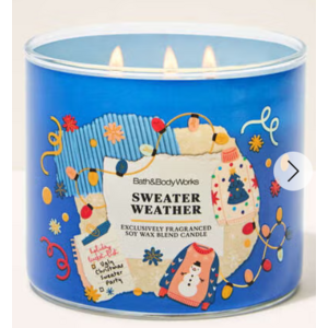 Bath & Body Works 3-Wick Candle (Various Scents)  + Free Shipping