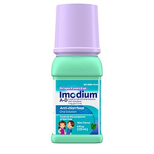 YMMV - Imodium A-D Children's Liquid Anti-Diarrheal Medicine,Mint Flavor,4 fl.oz - $0.34