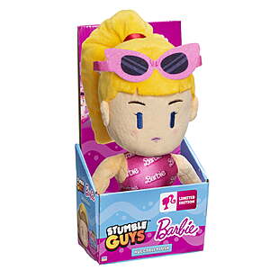 Stumble Guys X Barbie Huggable Plush - 3 Characters to Collect, 12 Inches Tall, Limited Edition - $3.64