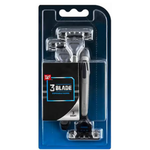 Walgreens Triple Blade Razors, 3-count (Men's or Women's) - 2 for $2.68 + $2 Walgreens Cash
