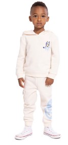 2-Piece Bluey Toddler Boys' Graphic Hoodie and Jogger Pants Set $7 