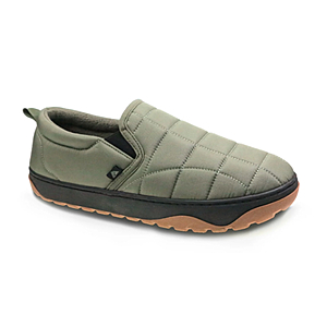 Ozark Trail Men’s Puffer Slippers (Black or Olive, Select Sizes) from $9.40 