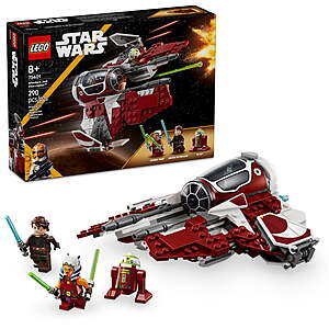 $35.97 + $7 Walmart Cash - LEGO Star Wars: The Clone Wars Ahsoka's Jedi Interceptor Spaceship Building Toy