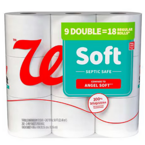 Walgreens Household Essential: 6-Count Paper Towels or 9-Rolls 2-Ply Bath Tissue $2.80 + Free Pickup on $10+