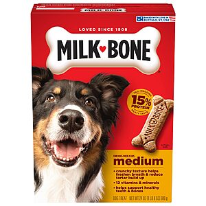 Milk-Bone Original Dog Treats Biscuits for Medium Dogs,24 Ounces - $2.18 AC + S&S