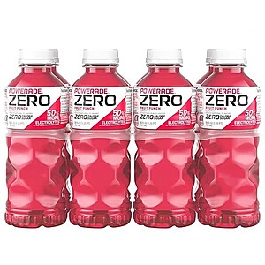 8-Pk 20-Oz POWERADE ZERO Sports Drink (Fruit Punch) $3.60 & More w/ S&S