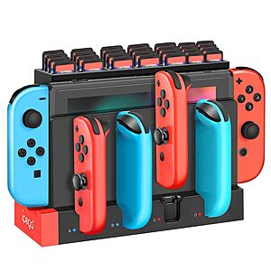 TNP Joy Con Controllers Charging Dock for Nintendo Switch