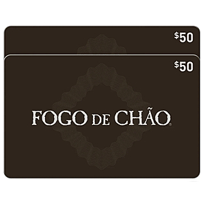 Costco Members: 2-Pk $50 Fogo de Chao Brazilian Steakhouse eGift Cards