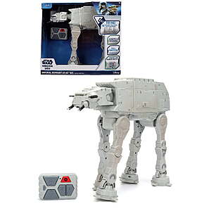 $30 - Star Wars R/C AT-AT Walker by Jada Toys – Pop Culture R/C Action Vehicle with Lights, Sounds, & Moving Legs – 13" toy for kids & collectors