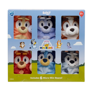 $15 - Build-A-Bear Micro Mini Beans® Bluey Plush 6 pack Collection