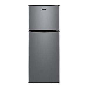 $100.80 - Galanz 4.6 cu ft Stainless Steel Mini Fridge with Freezer