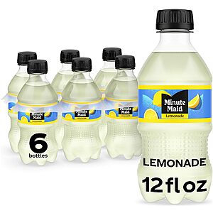 Minute Maid Lemonade Bottles, 12 fl oz, 6 Pack - $3.77 w/ S&S