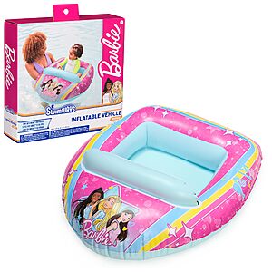 $3.77 - SwimWays Barbie Inflatable Boat Water Vehicle for Ages 3+