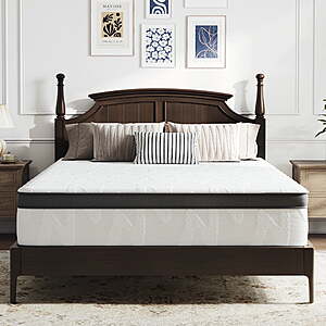 Avenco Whisper 14" King Hybrid Mattress in a Box, Medium Firm - $238