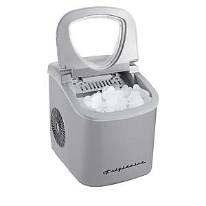 Frigidaire 26 lbs. Retro Bullet Ice Maker, Countertop Ice Machine, Silver or Black $68.32