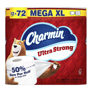 12-ct Charmin Mega XL Toilet Paper (Ultra Strong/Ultra Soft) + $25 Walgreens Cash 3 for $36.20 after
