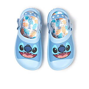 Stitch Toddler and Little Kid Adjustable Strap Clogs (Blue or Pink) - $9