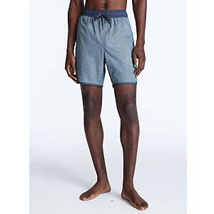George Men's Dolphin Hem Swim Shorts, 7 in Inseam, Sizes S-3XL (various) - from $2.91